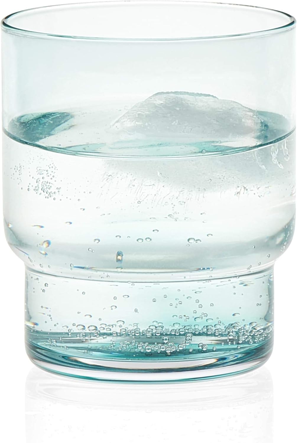 Libbey Haze Rocks Glasses Set, Artisanal Glassware Drinking Glasses Set of 6, Handcrafted, Dishwasher Safe Glasses for Casual Gatherings, Everyday Use