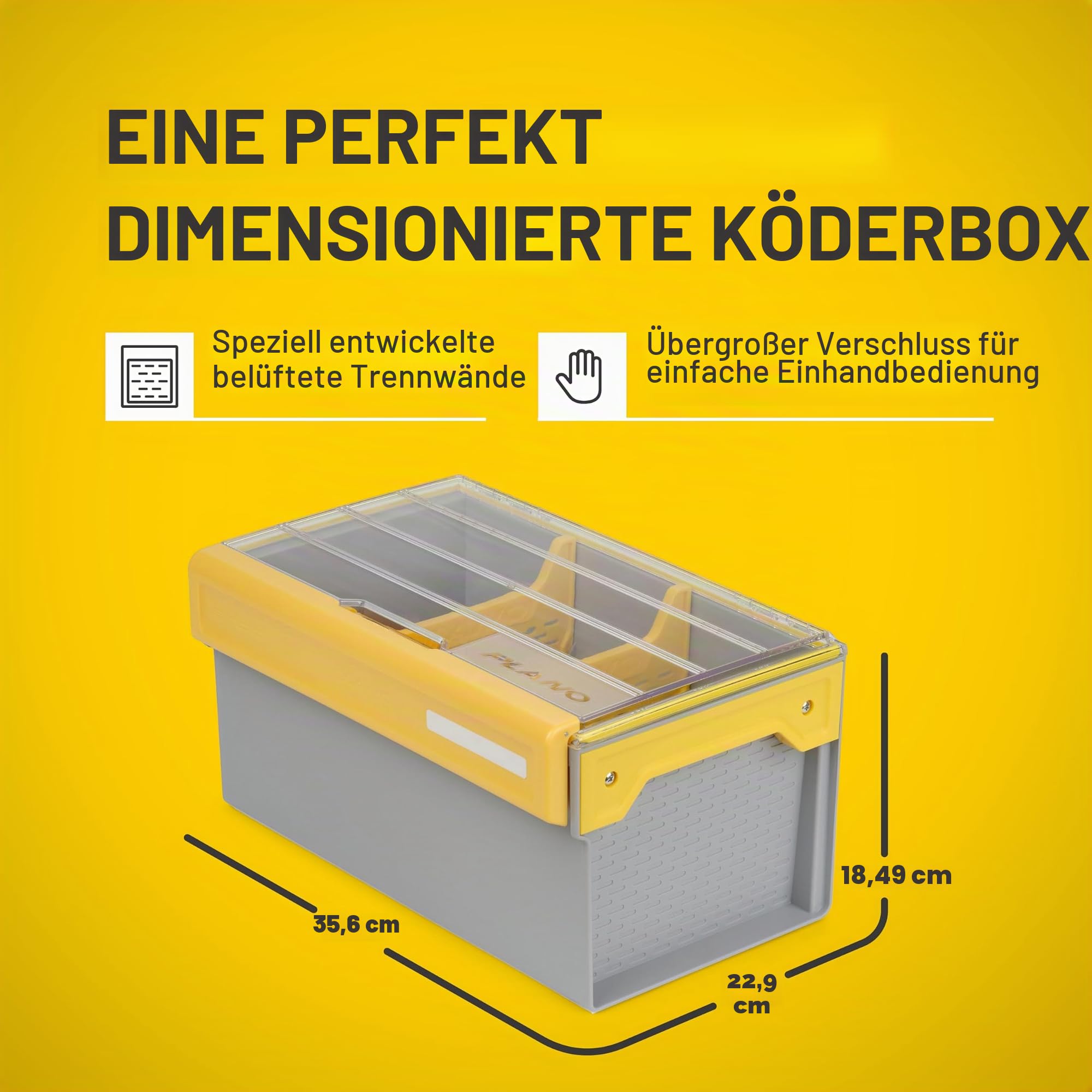 Plano EDGE Professional Series Specialty Tackle Aufbewahrungsboxen, Premium Tackle Organisation mit Rostschutz