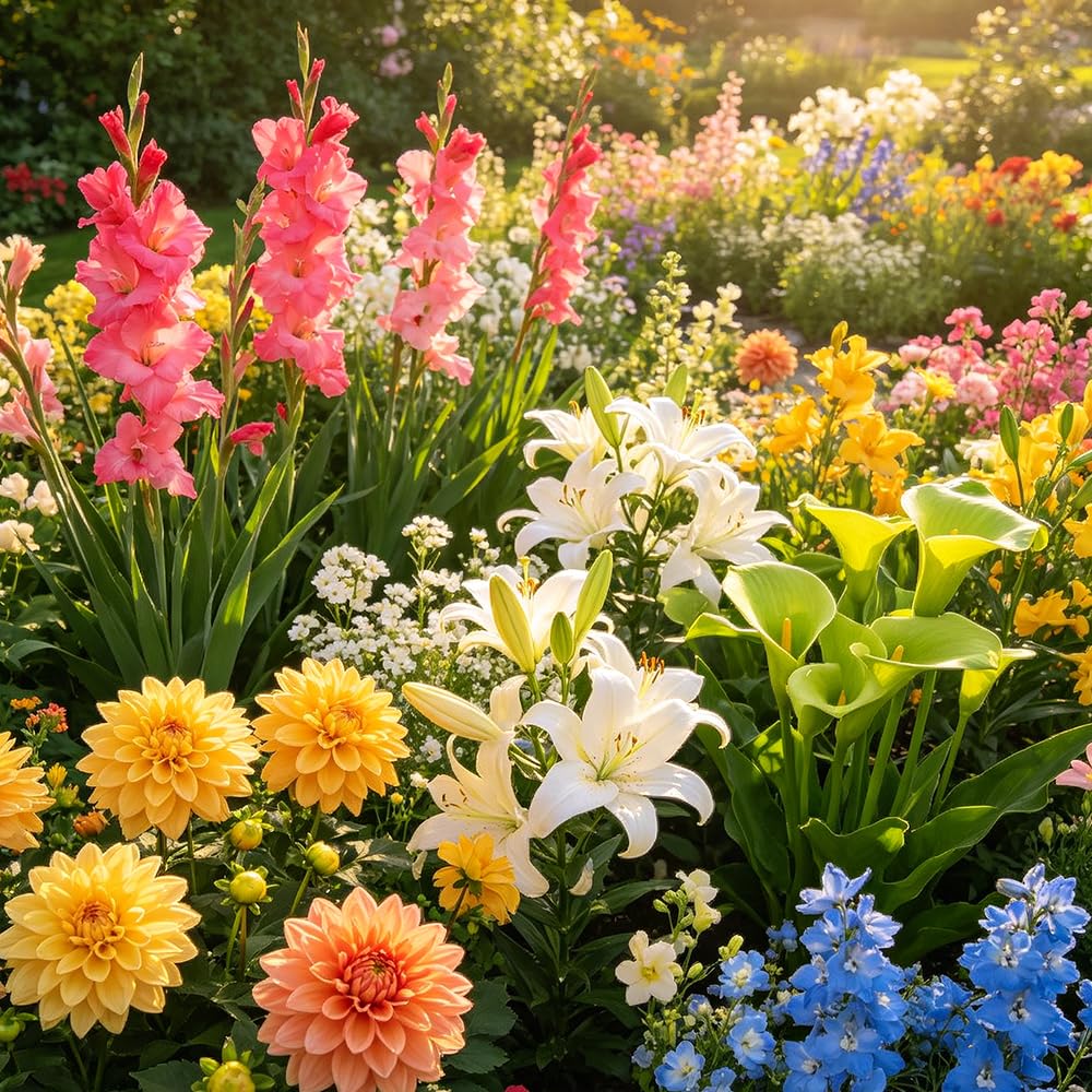 Floresbulbos multicolor - de jardín resistentes de balcón jardín 15bulbos