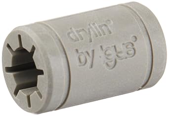 Igus AM-RJ4JP-01-08 Drylin Bearings, Polymer - Replacement for LM8UU, .92" Width, Iglide J4, 8 mm Pack of 12