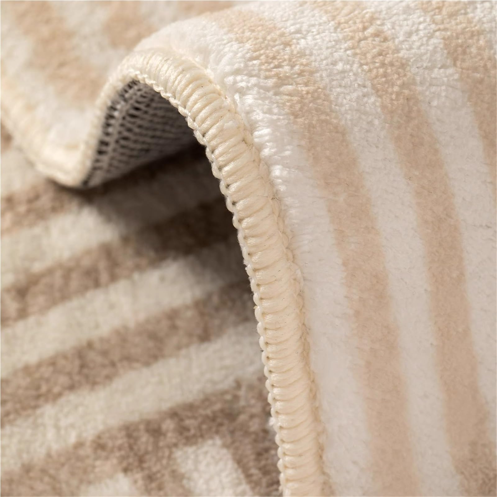 Tapis antidérapant et lavable - Tapis doux pour chambre à coucher et salon - Matériau facile à nettoyer