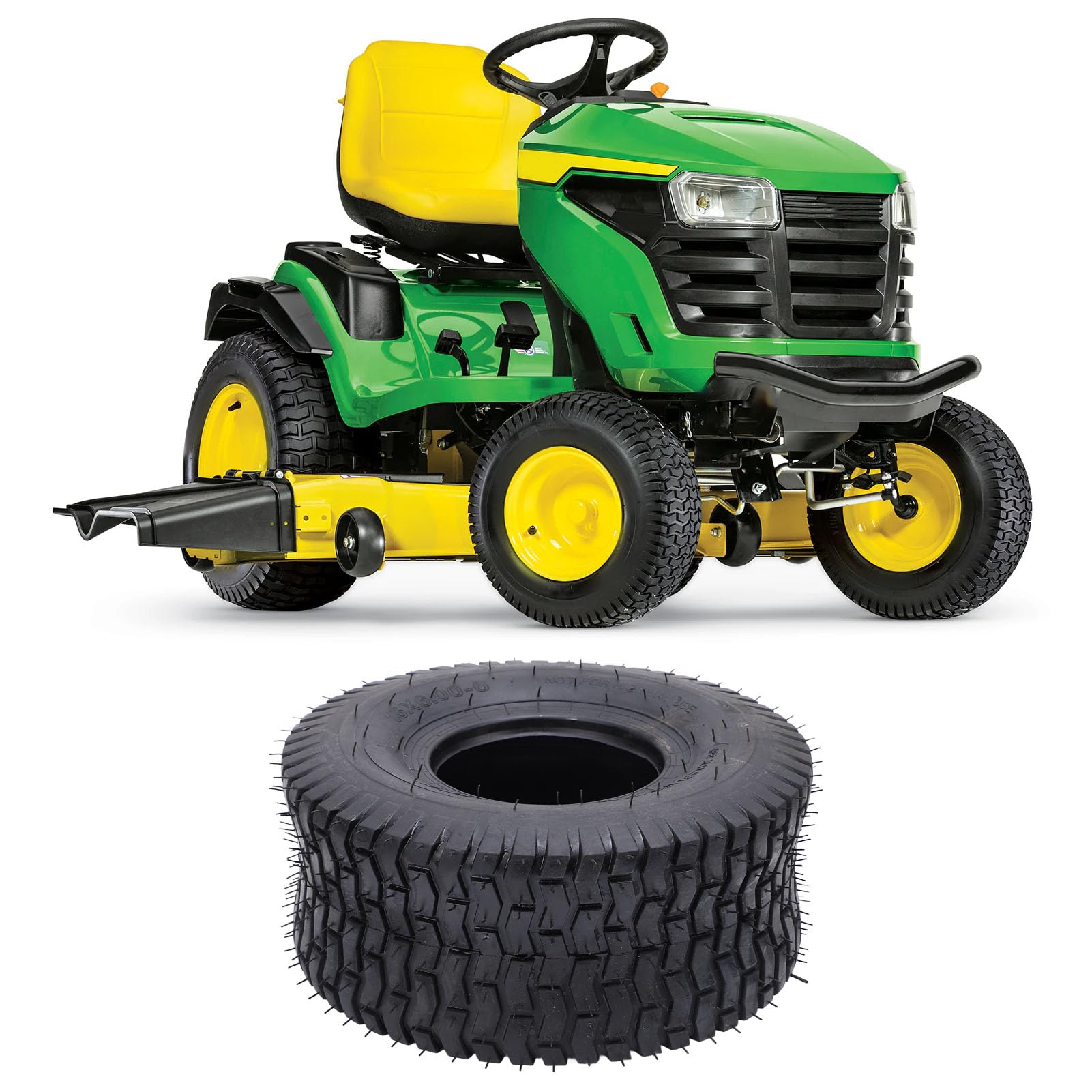 Keenso Pneumatici per Auto, Gomma per Pneumatici Controllo Migliorato Eccellente Trazione 4 Strati Pneumatici per Carrello Giardino per Trattori Rasaerba