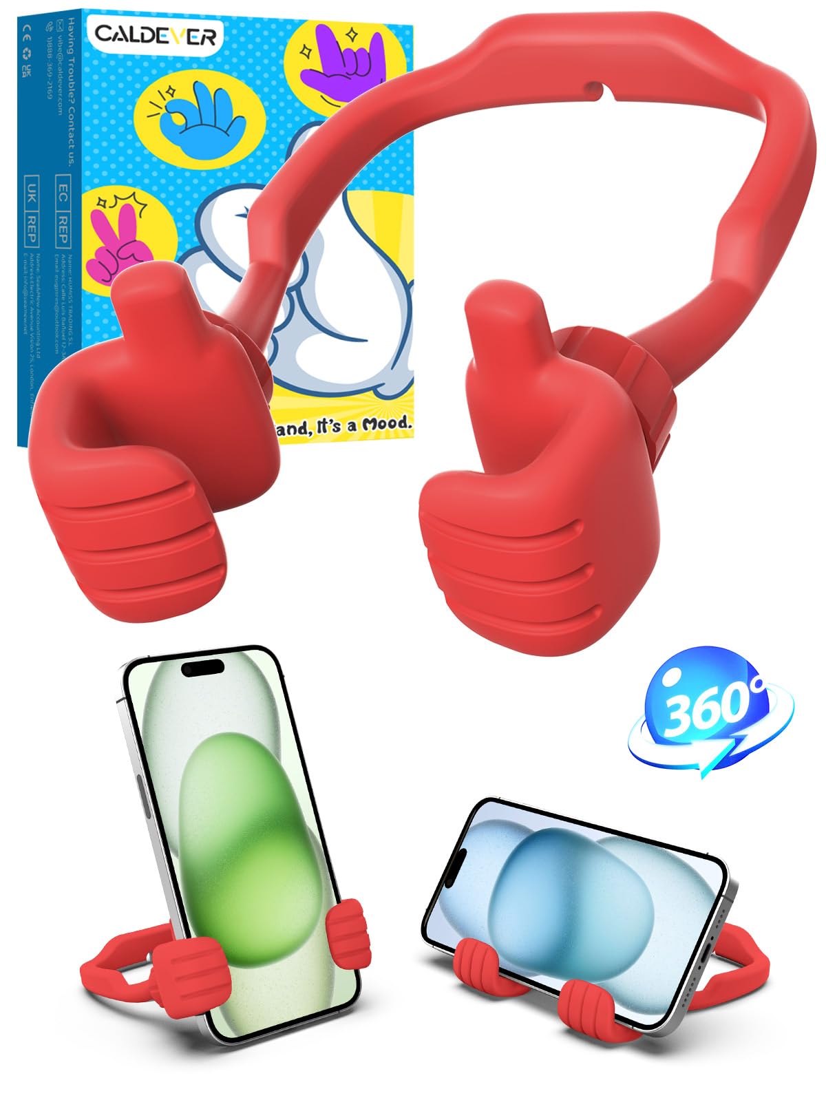 Support de téléphone portable stable pour éviter les douleurs de nuque - 8