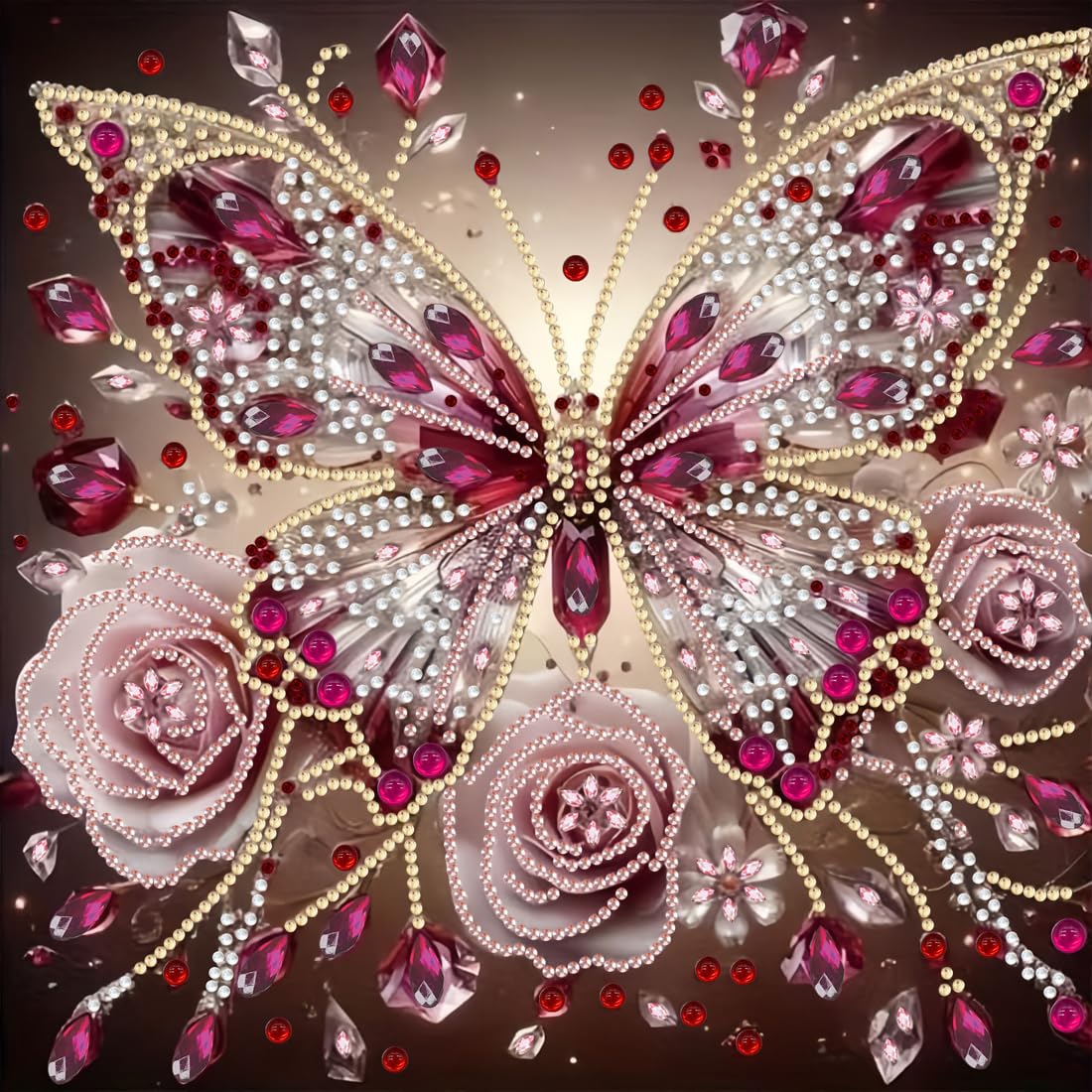 5D Diamond Art Kits - Colorful Tree Painting -24