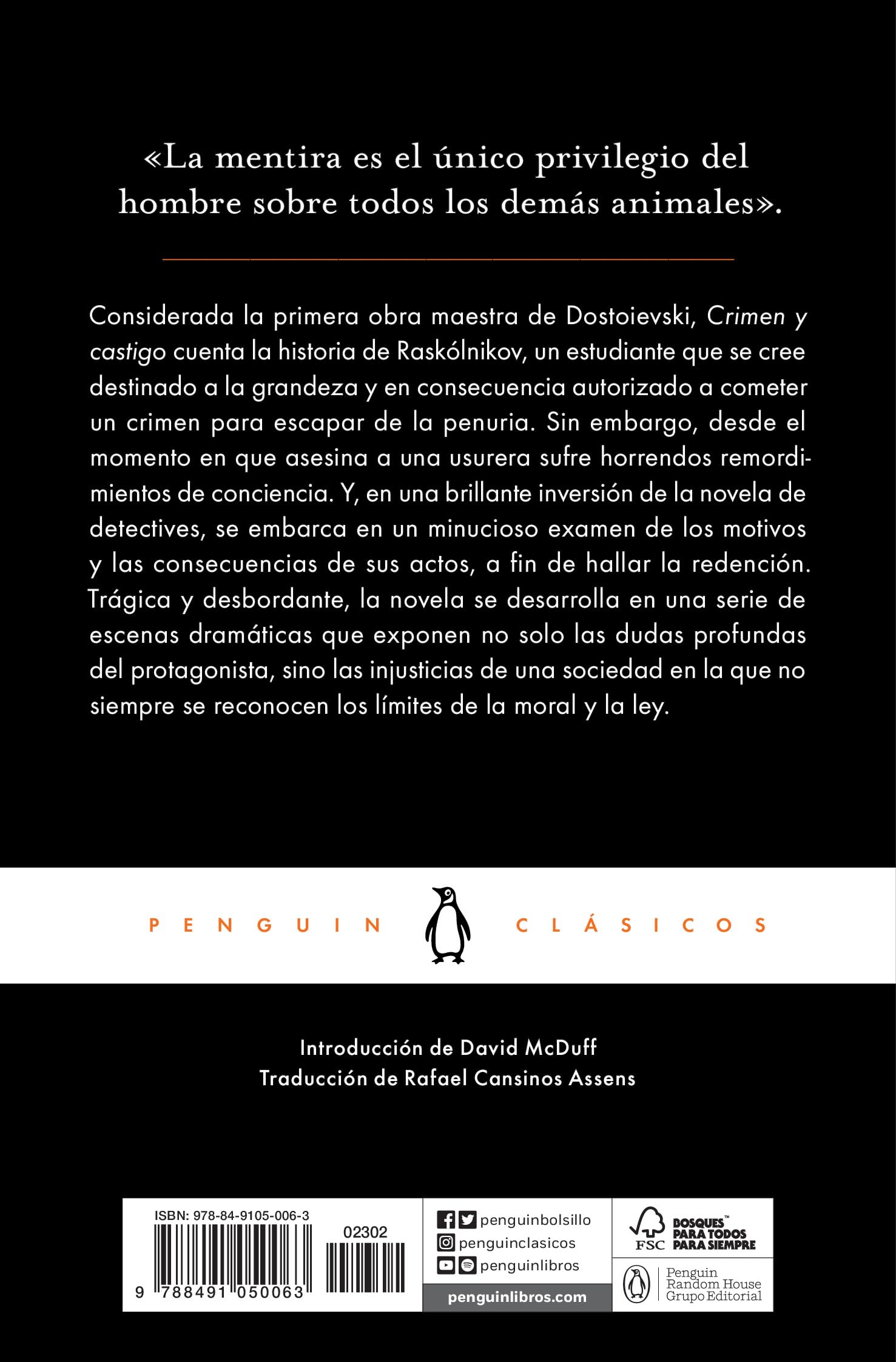 Crimen Y Castigo / Crime and Punishment