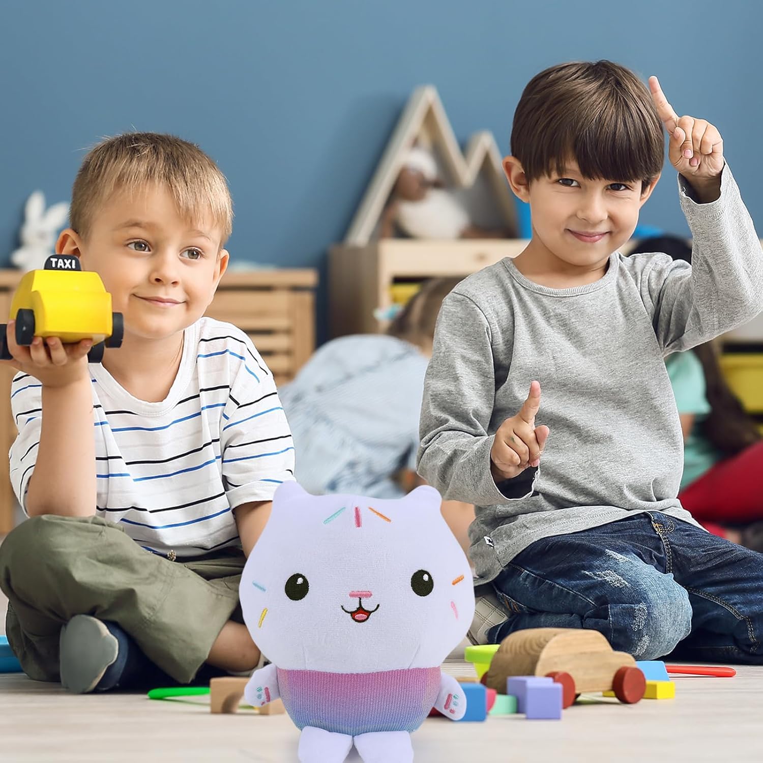 Forninc Gabb Peluche, Doudou Gabb, Peluche Maison de Poupée, Cadeau d'anniversaire, Jouets en 20 cm - 2