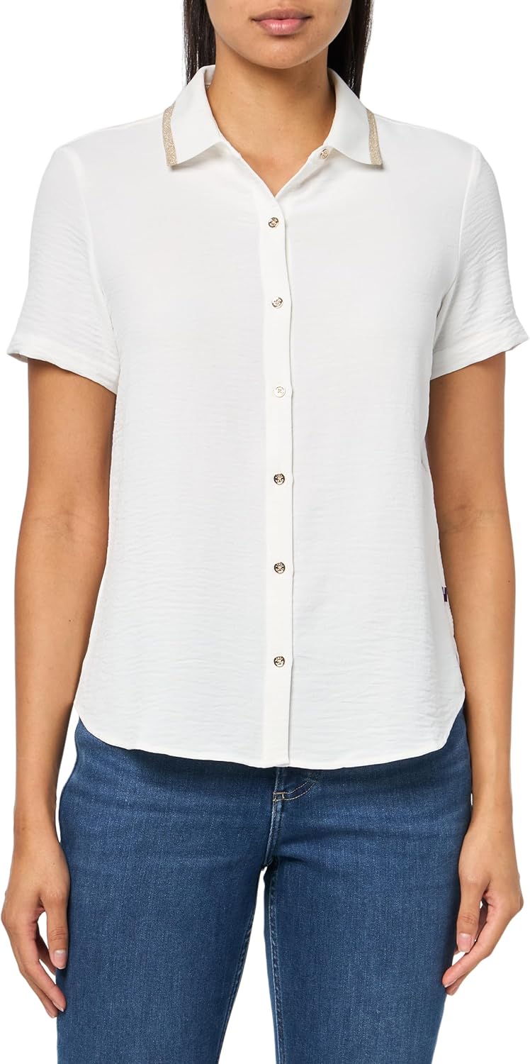 Tommy Hilfiger Womens Short Sleeve Button Up Shirt Ethiopia Ubuy