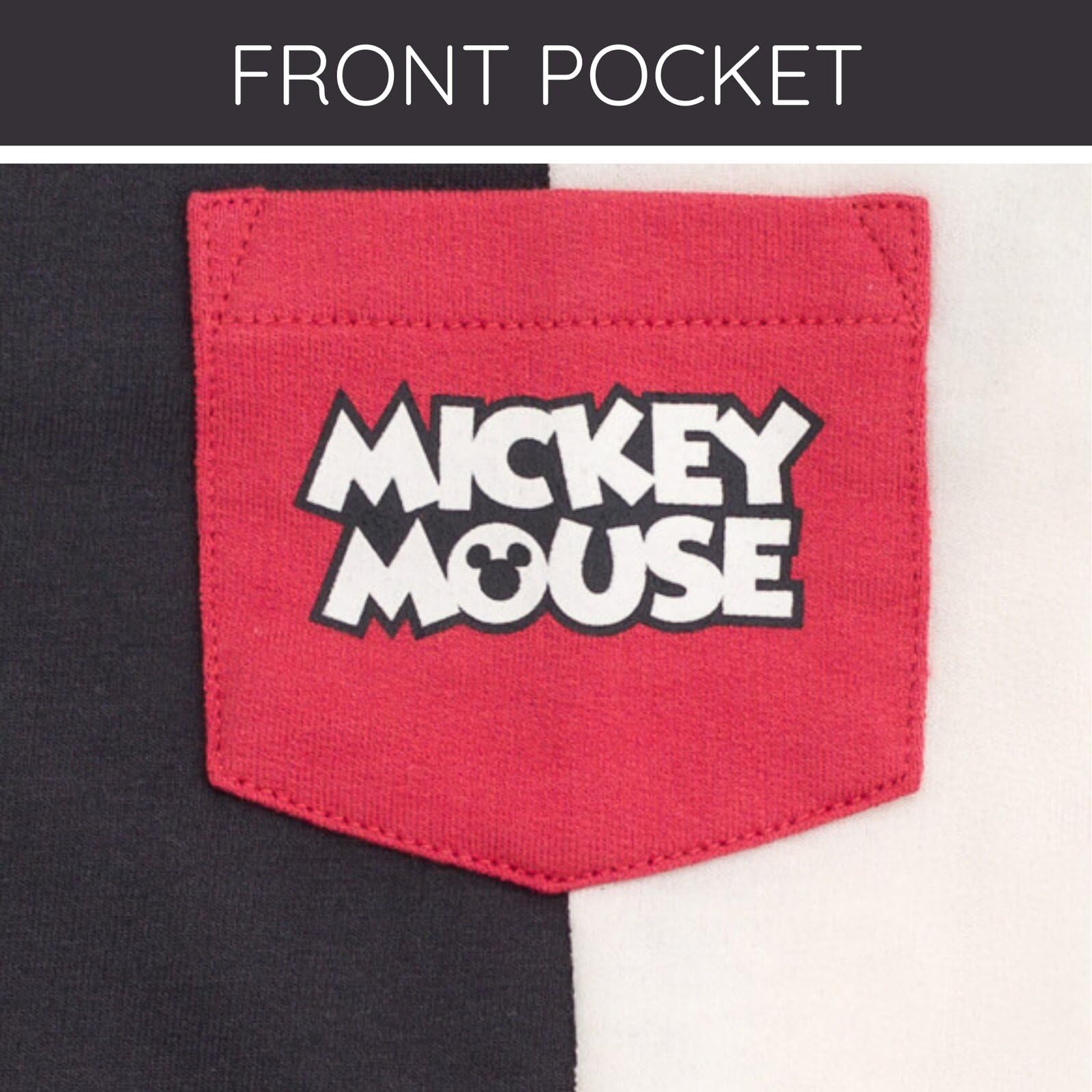 Disney Mickey Mouse Baby French Terry Shortalls Kurzarm T-Shirt & Mütze Set