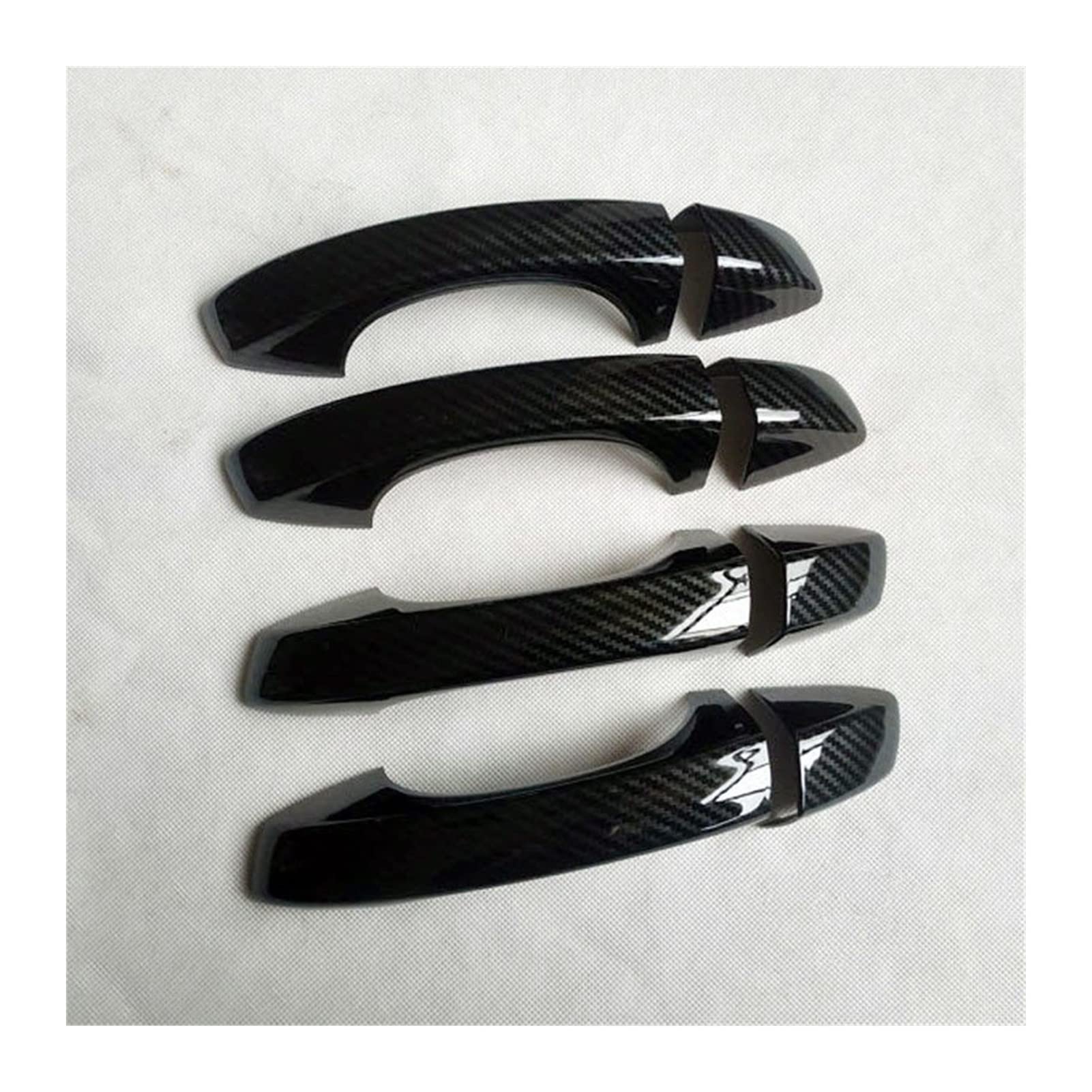Fahbstr 2 Exterior Door Handle Cover For Fabia 3 Door Handle Cover Trim Plastic Imitation Carbon Fiber Fit(2)
