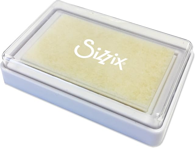 Sizzix Embossing Ink Pad 663012, Clear, One Size, 16 x 14 x 3 cm