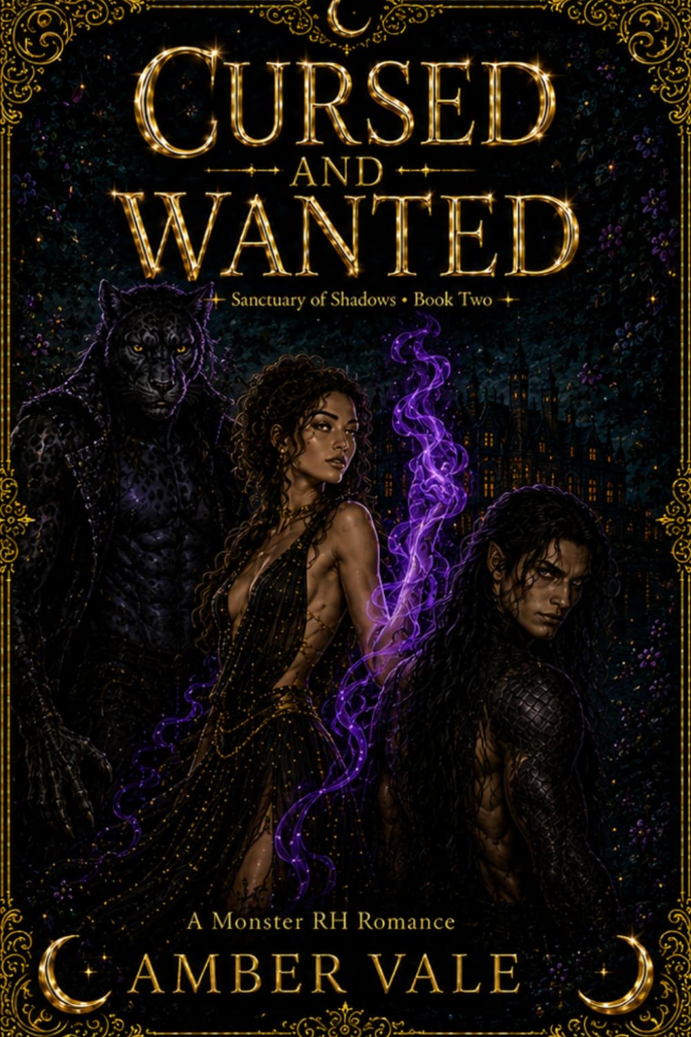 Cursed and Wanted: A Why Choose Monster Romance: 2 (Sanctuary of Shadows)