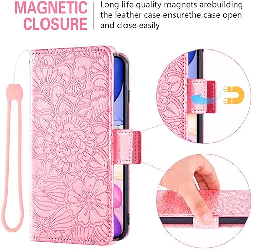 Miniatura 4 de Wallet Folio Case for Samsung GALAXY A32 4G, Premium PU Leather Slim Fit Cover for Galaxy A32 4G, 2 Card Slots, 1 Transparent Photo Frame Slot,