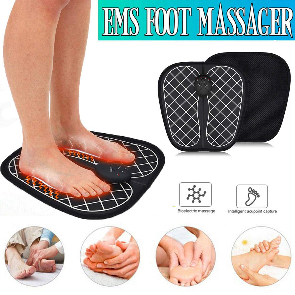 Buy EMS Foot Massage Mat Tens Foot Massager Electric Muscle Stimulation