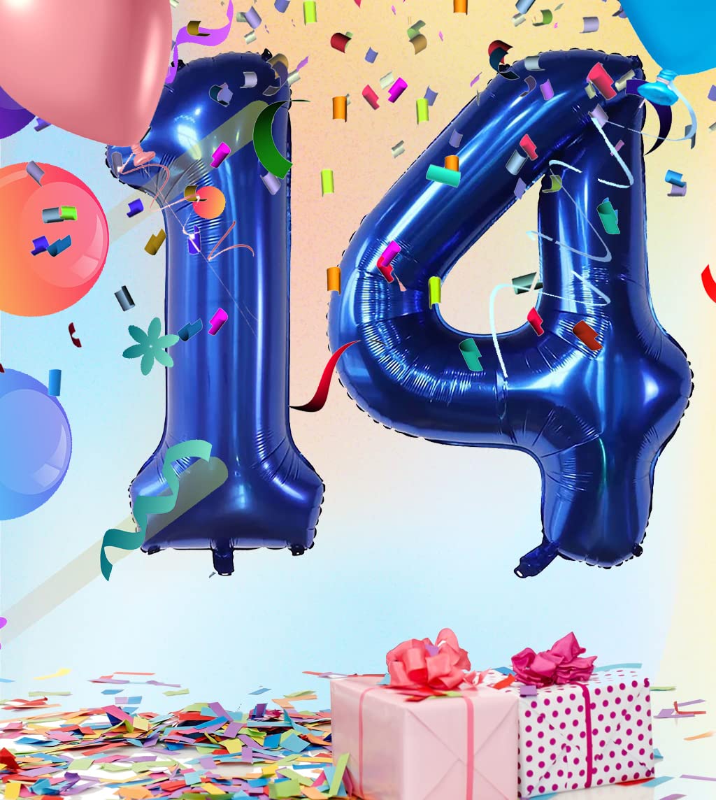 14th Birthday Balloon Decorations Kit - 22-Piece Green & Gold Party Set