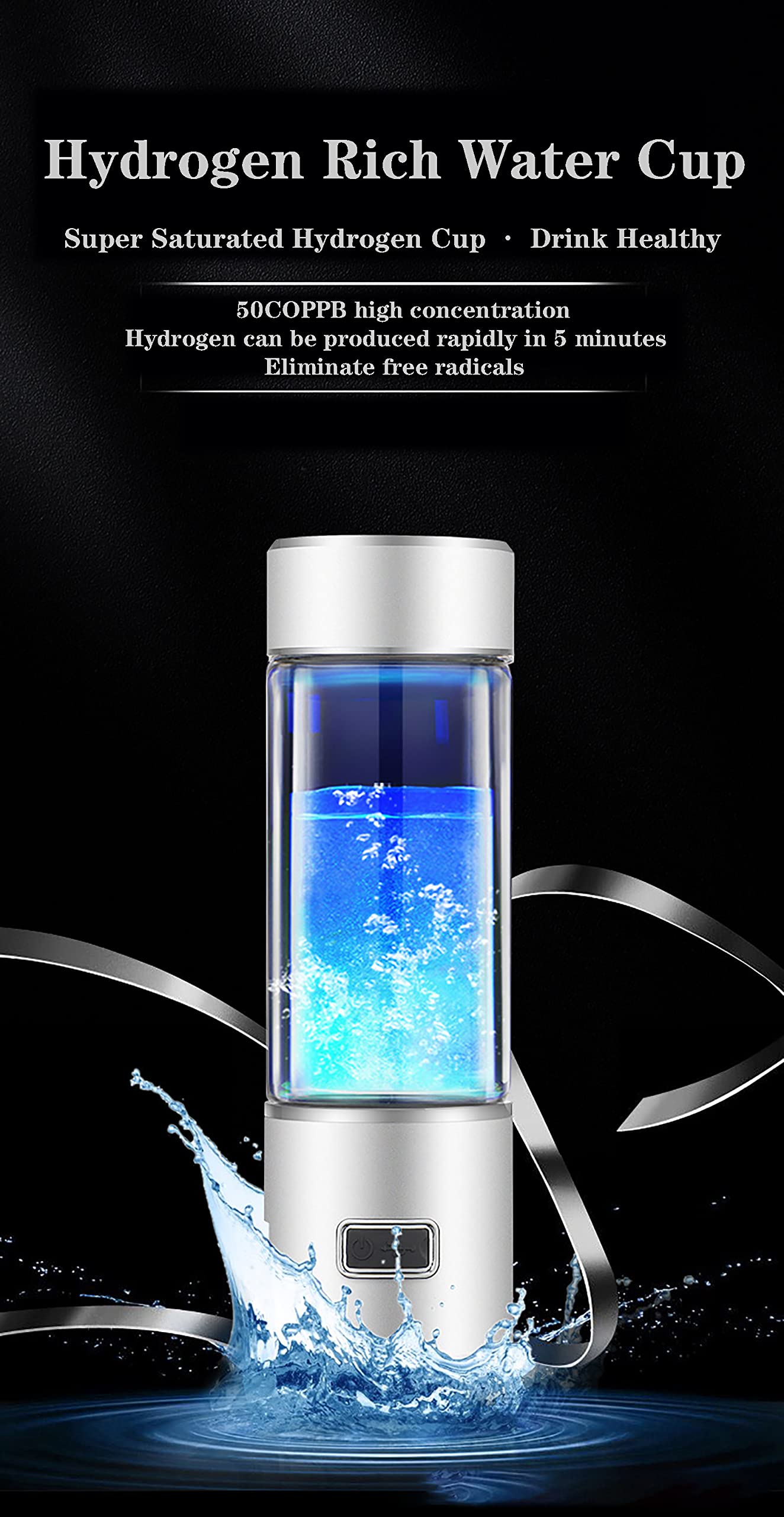 Amazon.com: Hydrogen Water Bottle, Anti-Oxidation and Anti-Aging