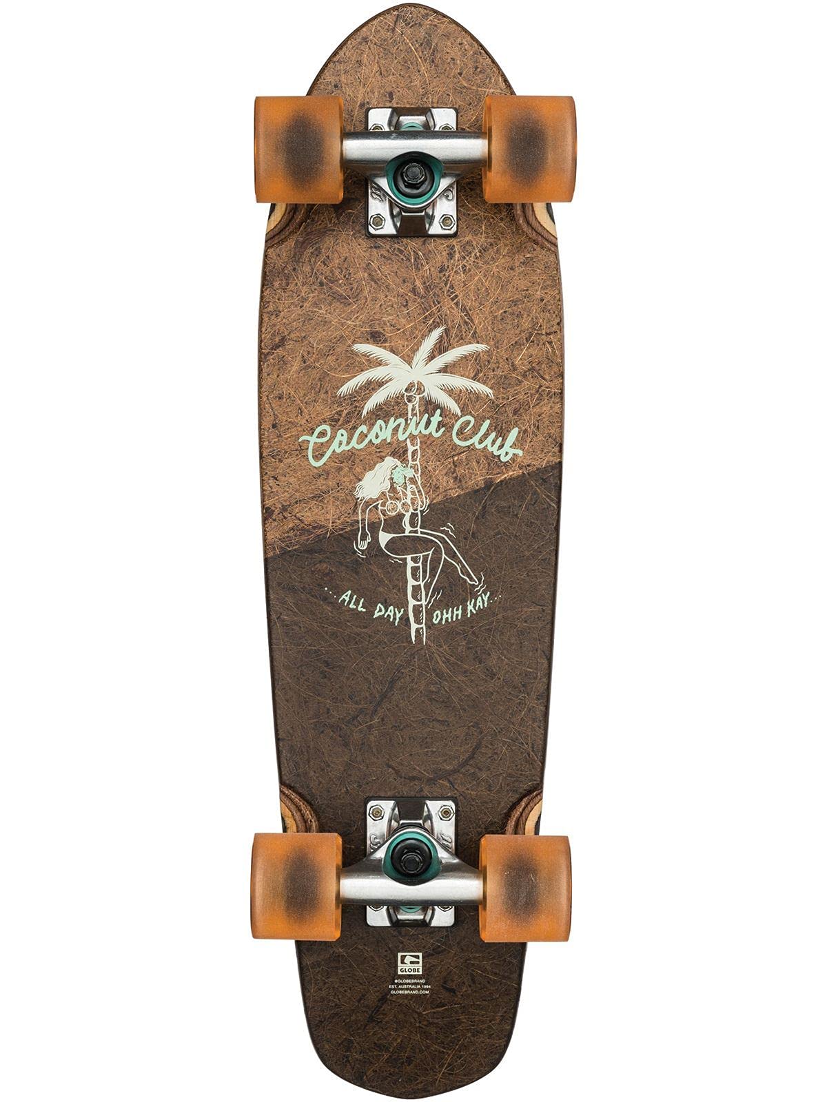 Globe Skateboards Blazer Cruiser Complete Skateboard, Coconut 