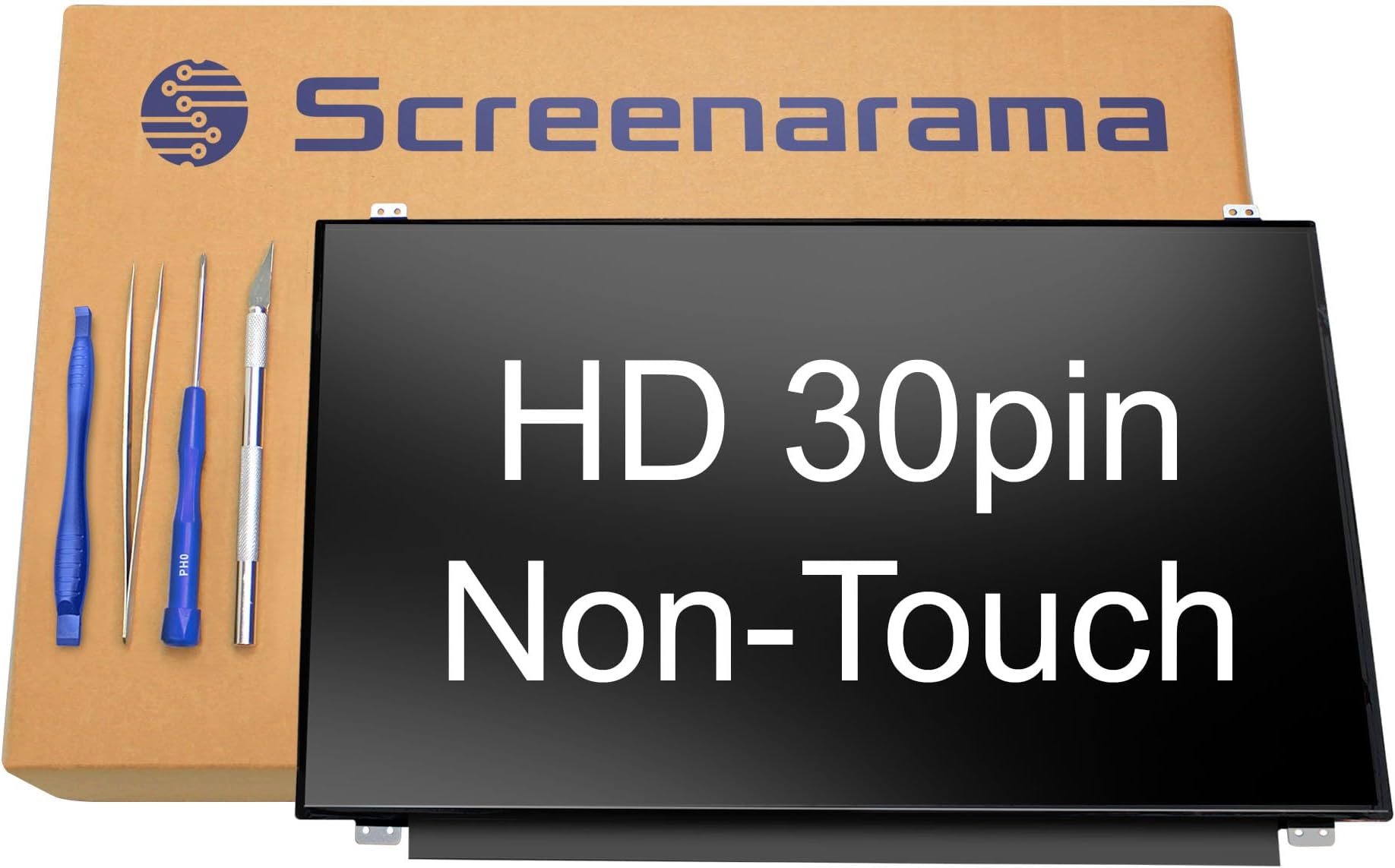 SCREENARAMA New Screen Replacement for N156BGA-EA2 REV.C1 | Matte HD 1366x768 LCD LED Display with Tools