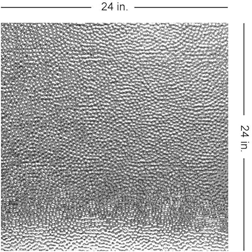Miniatura 12 de Shanko SKPC235-bk-24x24-N-6 - Azulejo de techo de metal estampado (24 pies cuadrados), negro satinado, paquete de 6