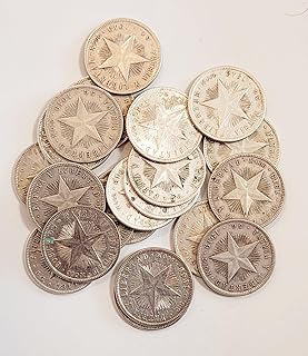 Generic Antique Original Silver Cuba 20 centavos de Plata IFA Santeria Ritual Ramdom circulated 1948 0r 1949