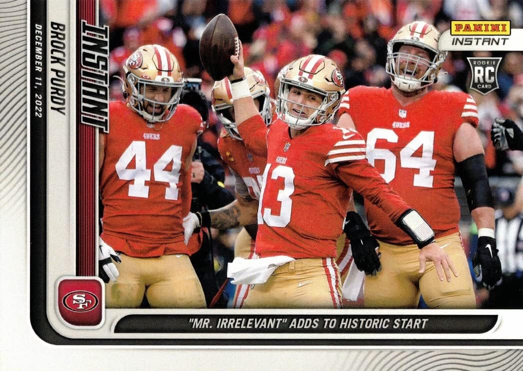 2022 Panini Instant Football #146 Brock Purdy Rookie Card RC 49ers - Mr. Irrelevant
