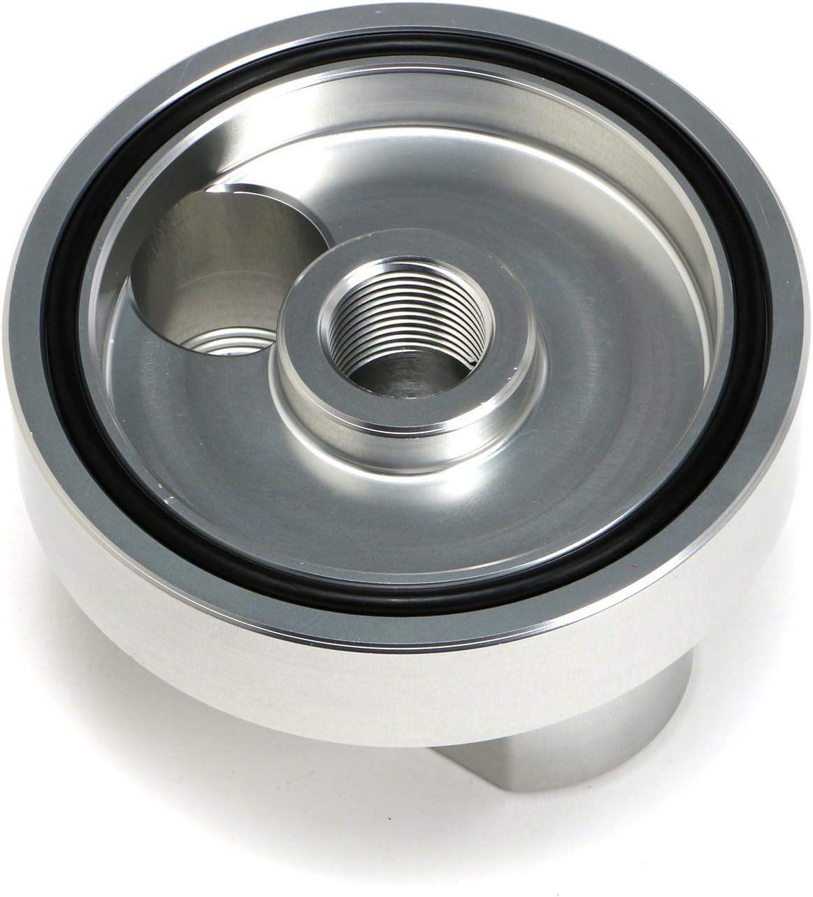 Trans-Dapt Performance 3321 Oil Filter Bypass Adapter Spin-On 13/16-16 Threads 3 3/16 in. I.D. 3 7/16 in. O.D. Chevy Small Block/Big Block Oil Filter Bypass Adapter Spin-On