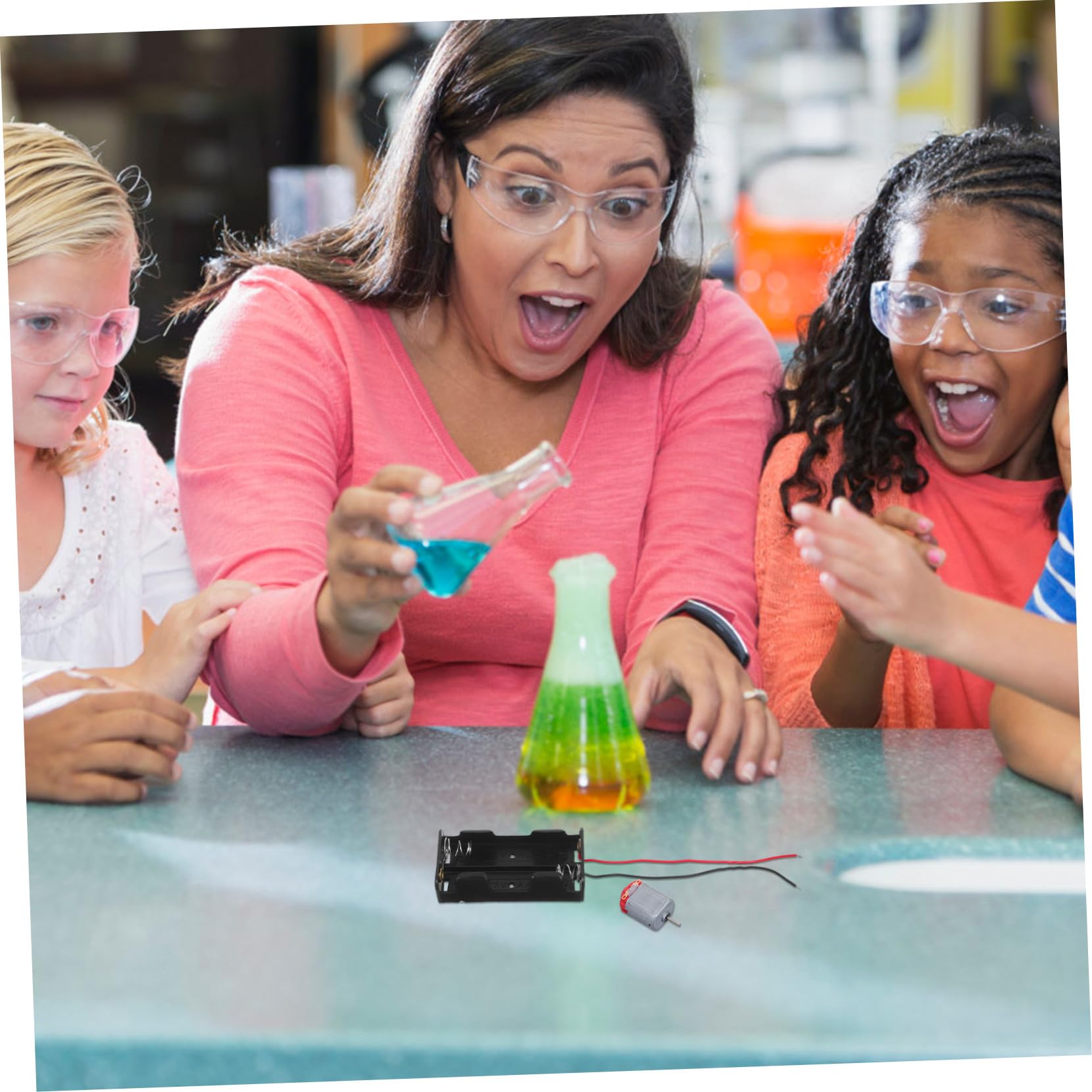ifundom Kit di Esperimenti di Circuiti con Ingranaggi Meccanici in Plastica Set di Costruzione Elettrica per Adolescenti e Ragazzo Ragazza per Divertenti Esperimenti di Fisica e Scienza Fa