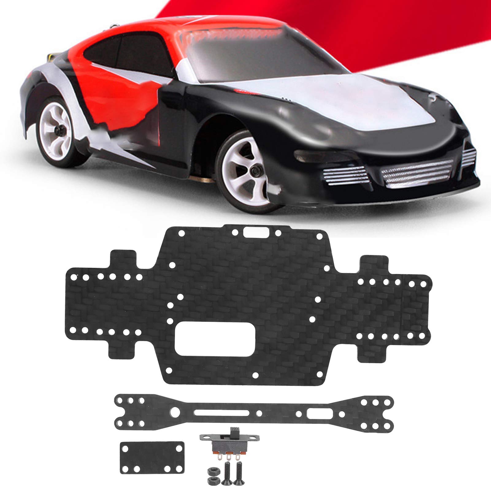 VGEBY k989 Chassis, Vehicle Bodies & Scale Accessories Light Weight High Strength RC Car for WLtoys K969 / K979 / K989 K999 P929 P939 1/28 Remote & App Controlled Vehicle Parts