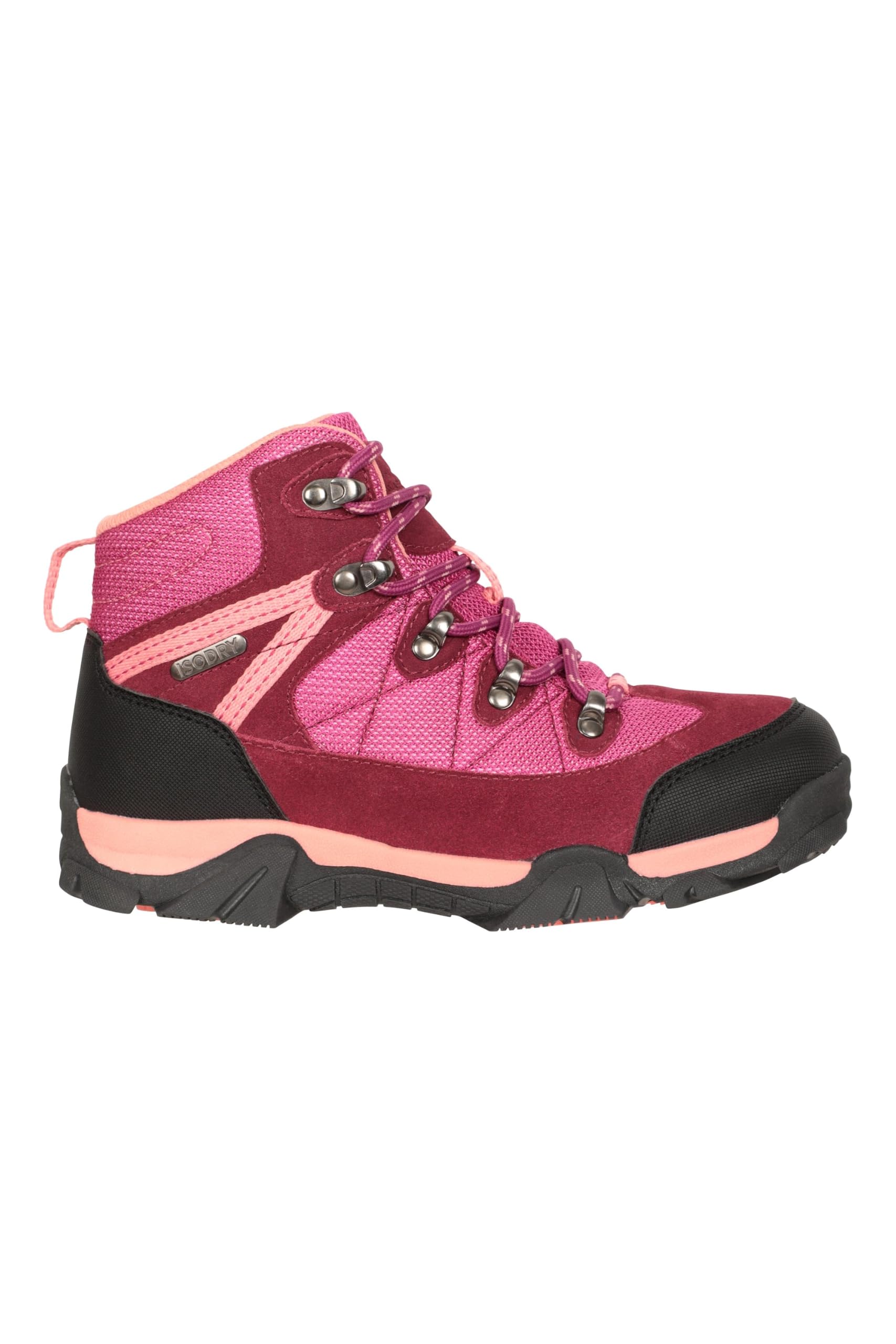 Mountain Warehouse Trail Kids Botas Impermeables - Zapatos Infantiles con Malla sintética en la Parte Superior, Plantilla EVA, Alta tracción - para Senderismo y Caminar