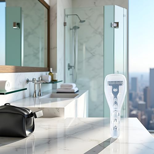 Miniatura 5 de Portátil de viaje para hombre, protector de maquinilla de afeitar manual, cubierta de caja de plástico, contenedor de almacenamiento de afeitadora,