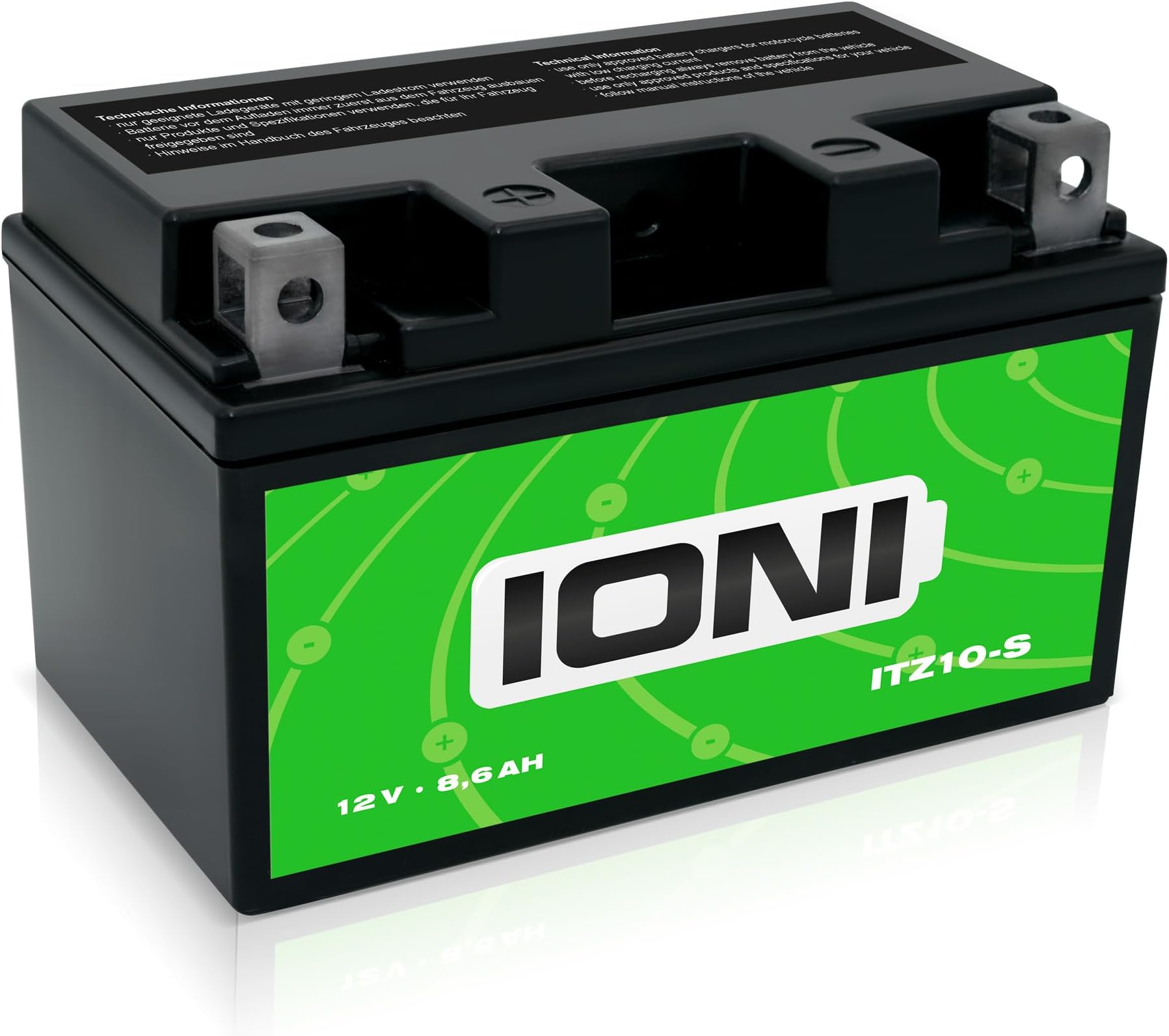 IONI ITX4L-BS / SLA4L-BS 12V 5Ah Batteria AG Copatibile Con YB4L-B - Foto 9