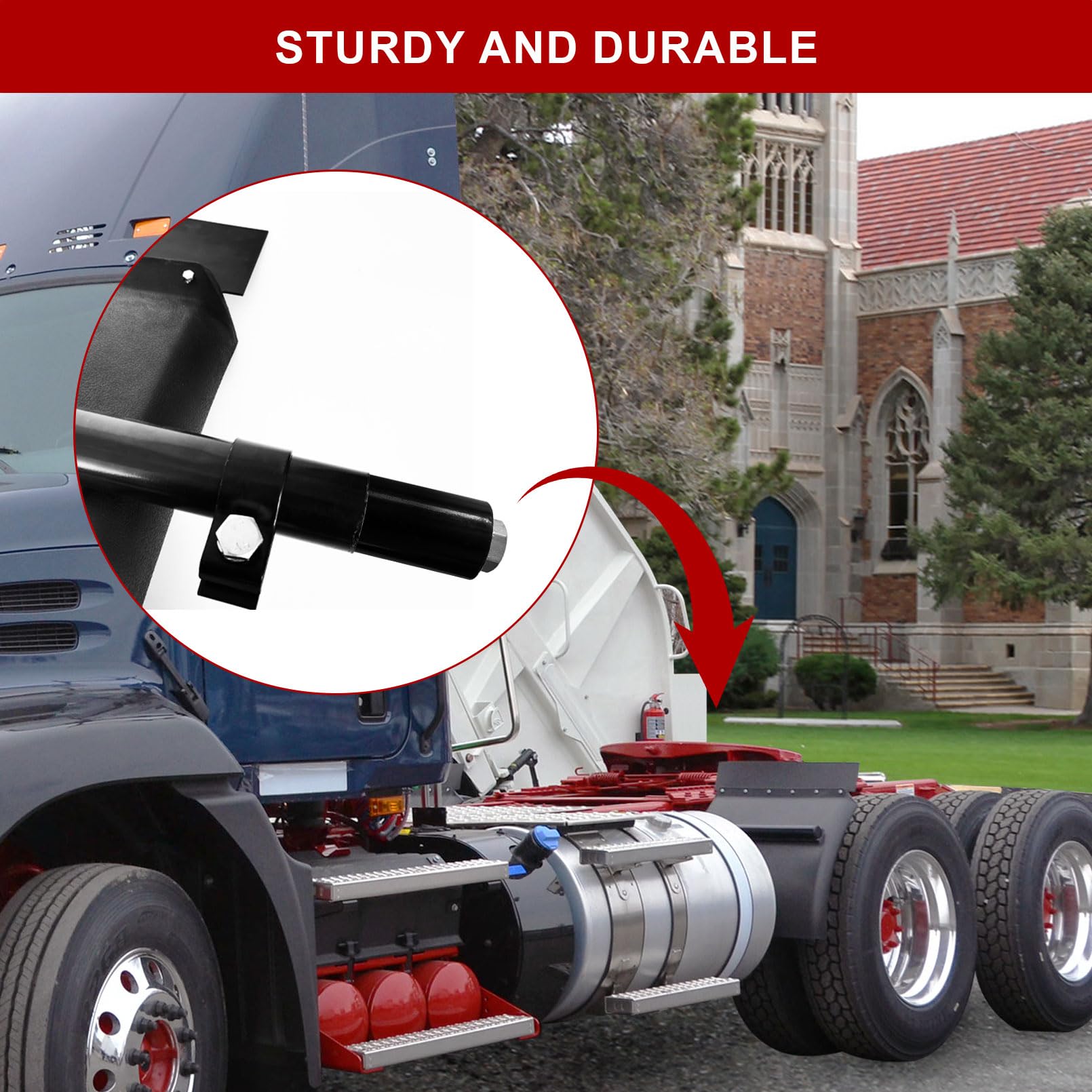 Garde-Boue Universel Camion 2 Pièces – PE + EVA – Protection Arrière Pneus – Garde-Boue Pick-up Robuste & Facile à Installer