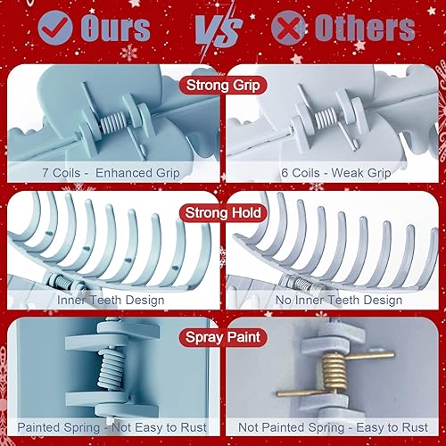 Miniatura 79 de TOCESS Paquete de 8 pinzas grandes para el cabello para mujer, pinzas de garra grandes para cabello fino y rizado, agarre fuerte de los años 90