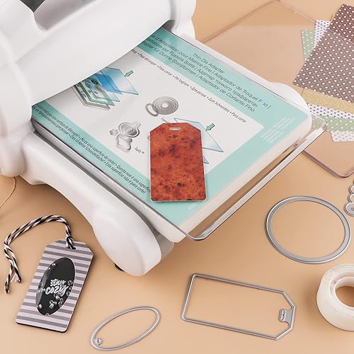 Miniatura 9 de Briartw 1 par de almohadillas de corte estándar para máquina de troquelar, placas de corte de plástico de policarbonato transparente de 8 34 x 6 18