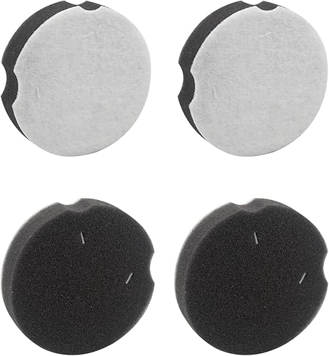 Filtro de repuesto compatible con Bissell 3508 3437F 1520 2112 2690 21129 23T7 PowerForce Compact Aspiradora vertical, piezas #1604896 (paquete de 4)