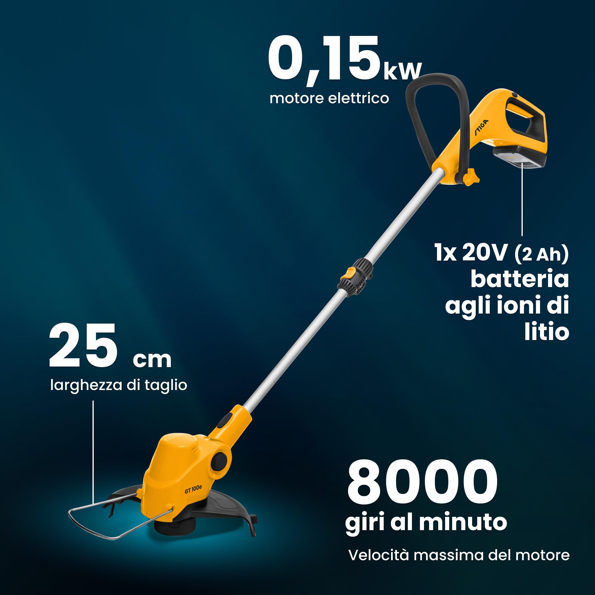 STIGA Collector 136e Kit + GT 100e Set di attrezzi