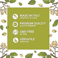 Vista 2 de EATALIAN by AMZ BETTER Crema de Pistacho, 7oz/200 gr, pasta de pistacho untable, sabor dulce y único, ideal para pan, para pasteles, postres