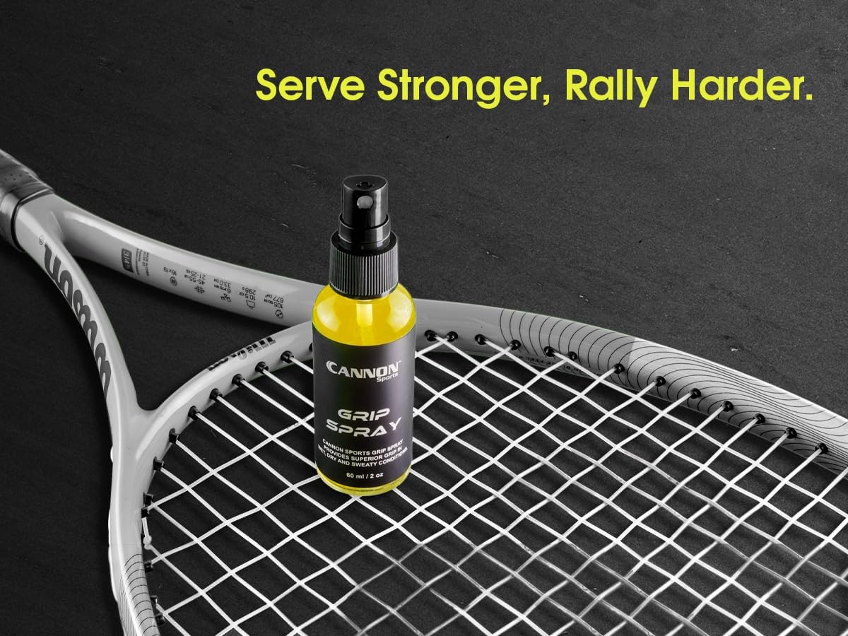 Cannon Sports All-Weather Hand Grip Spray for Athletes - Instant Tack Zero-Slip Hand Control - Boost Traction & Performance in Pickleball, Golf, Tennis, Football & More - 60ml Natural Formula