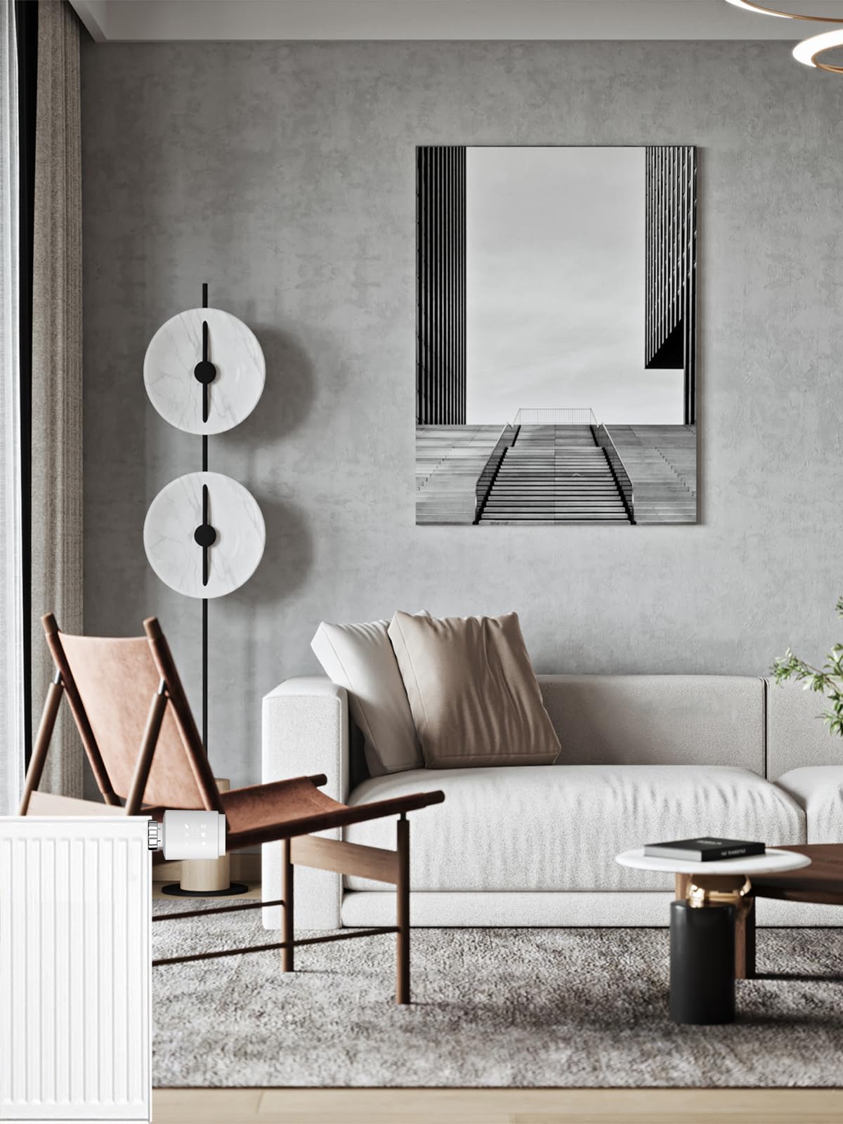 Zigbee eTRV Heizkörperthermostat, intelligentes Ventil | Passend für die meisten Ventile, Ausrichtung des Displays einstellbar