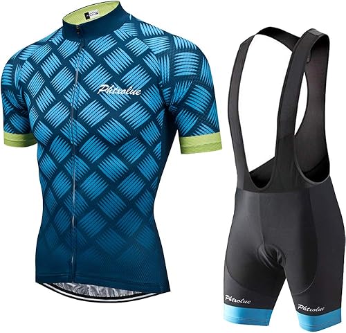Ciclismo Kit Hombres Ciclismo Jersey Conjunto Ciclismo Bib Shorts Bicicletas Jersey Camisas Traje Uniforme Ropa