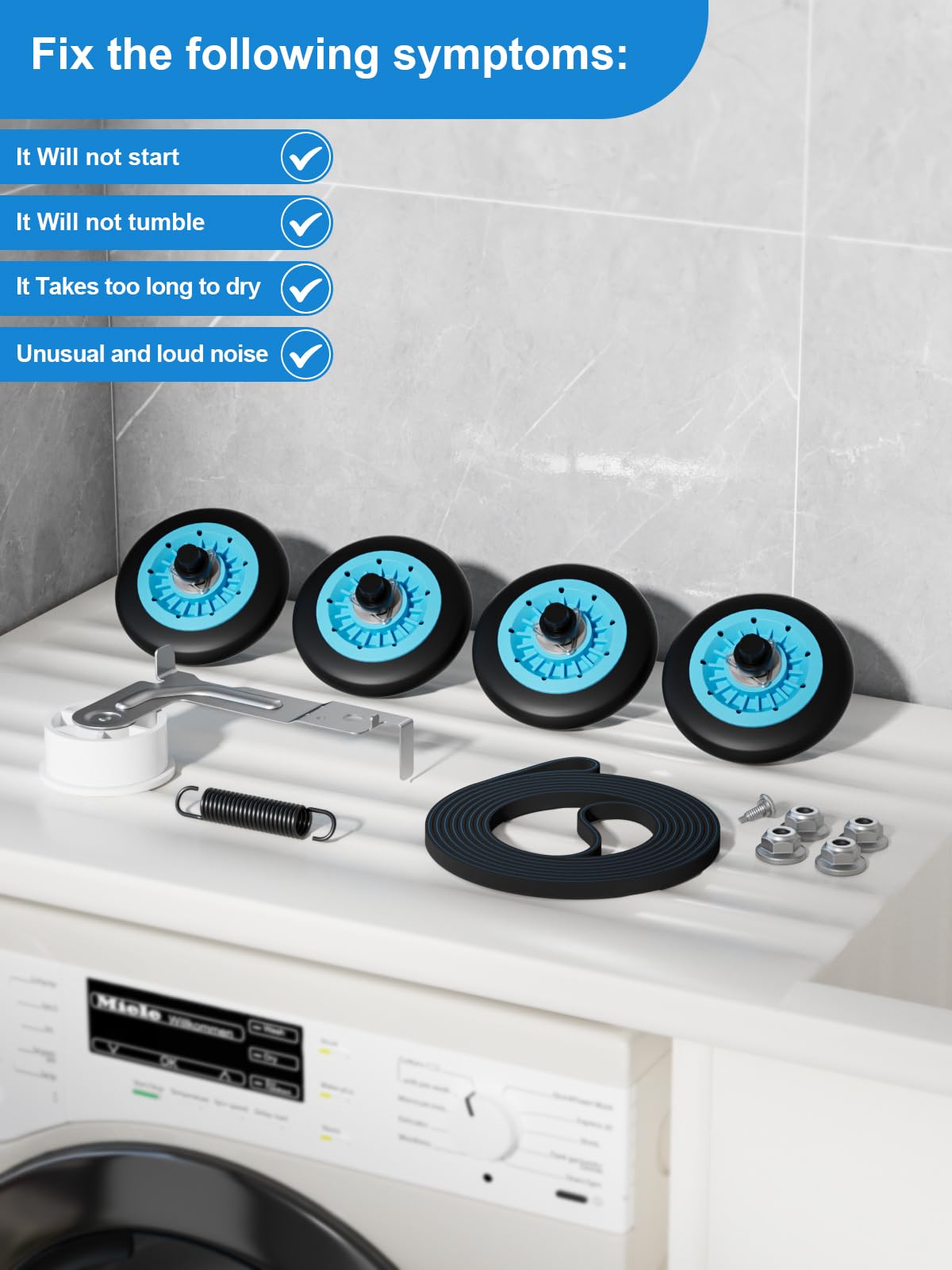 DC97-16782A ドライヤードラムローラー サムスン交換用部品