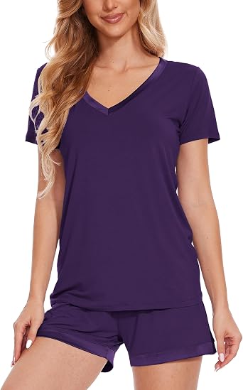 GYS Bamboo Viscose Pajamas for Women Cooling Sleepwear