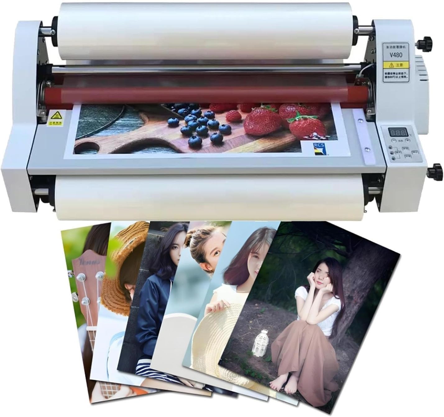 Máquina Laminadora En Caliente Y Frío De 17,7'', Térmica Una O Dos Caras Para Uso Escolar, Oficina Comercial