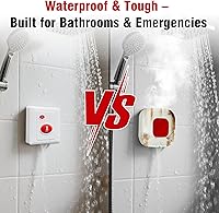 Vista 6 de Daytech Sistema de alarma de seguridad inalámbrico con sirena estroboscópica, botones de pánico y alerta SOS para el hogar, tiendas minoristas