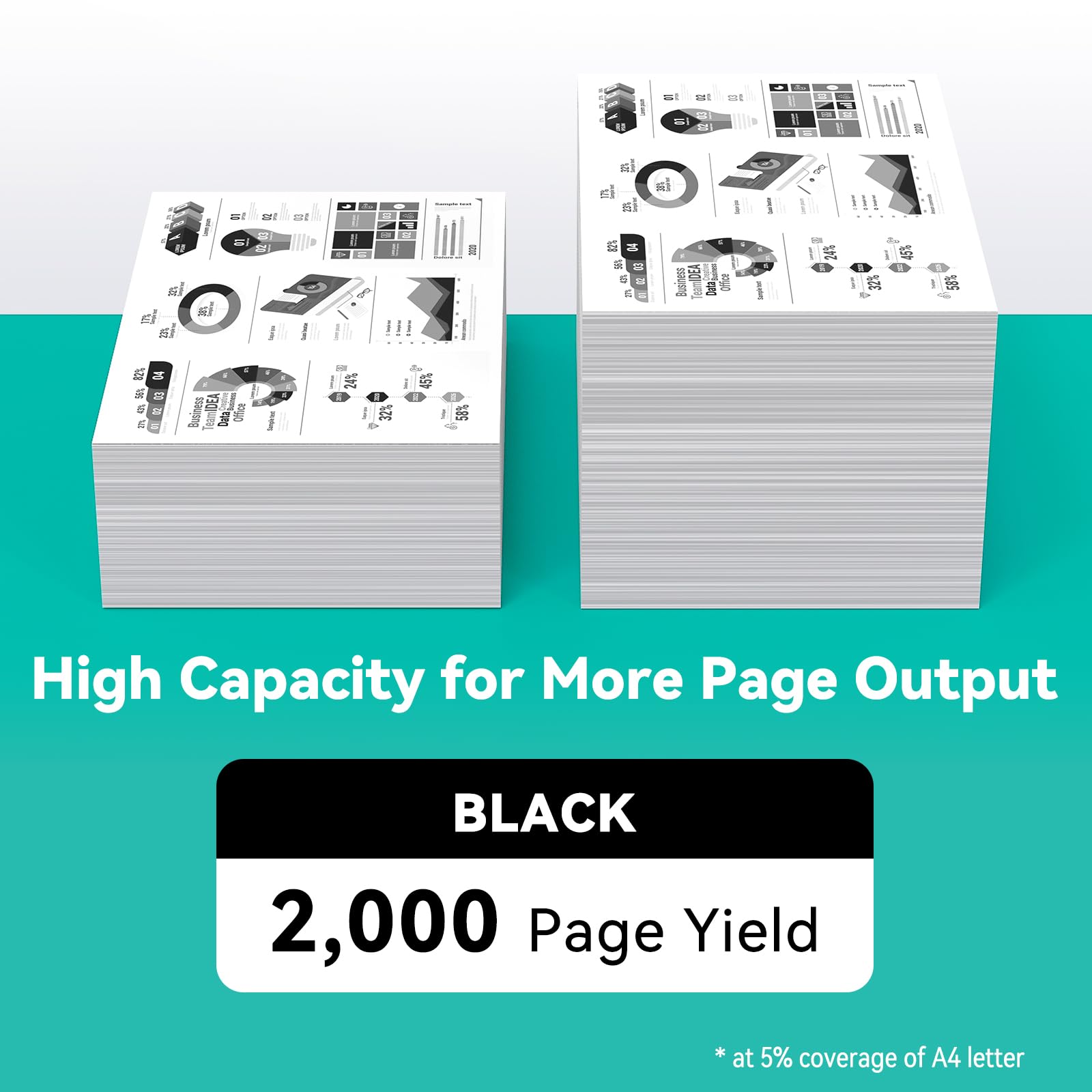 962XL Remanufactured Ink Cartridges Combo Pack Compatible for HP 962 XL HP962XL Black Replacement for HP OfficeJet Pro 9010e 9012e 9014e 9015e 9018e 9019e 9020e 9022e 9025e 9028e Series (2 Pack)