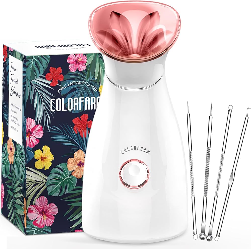Amazon.com: Colorfarm Facial Steamer Nano Ionic: Face Steamer Deep