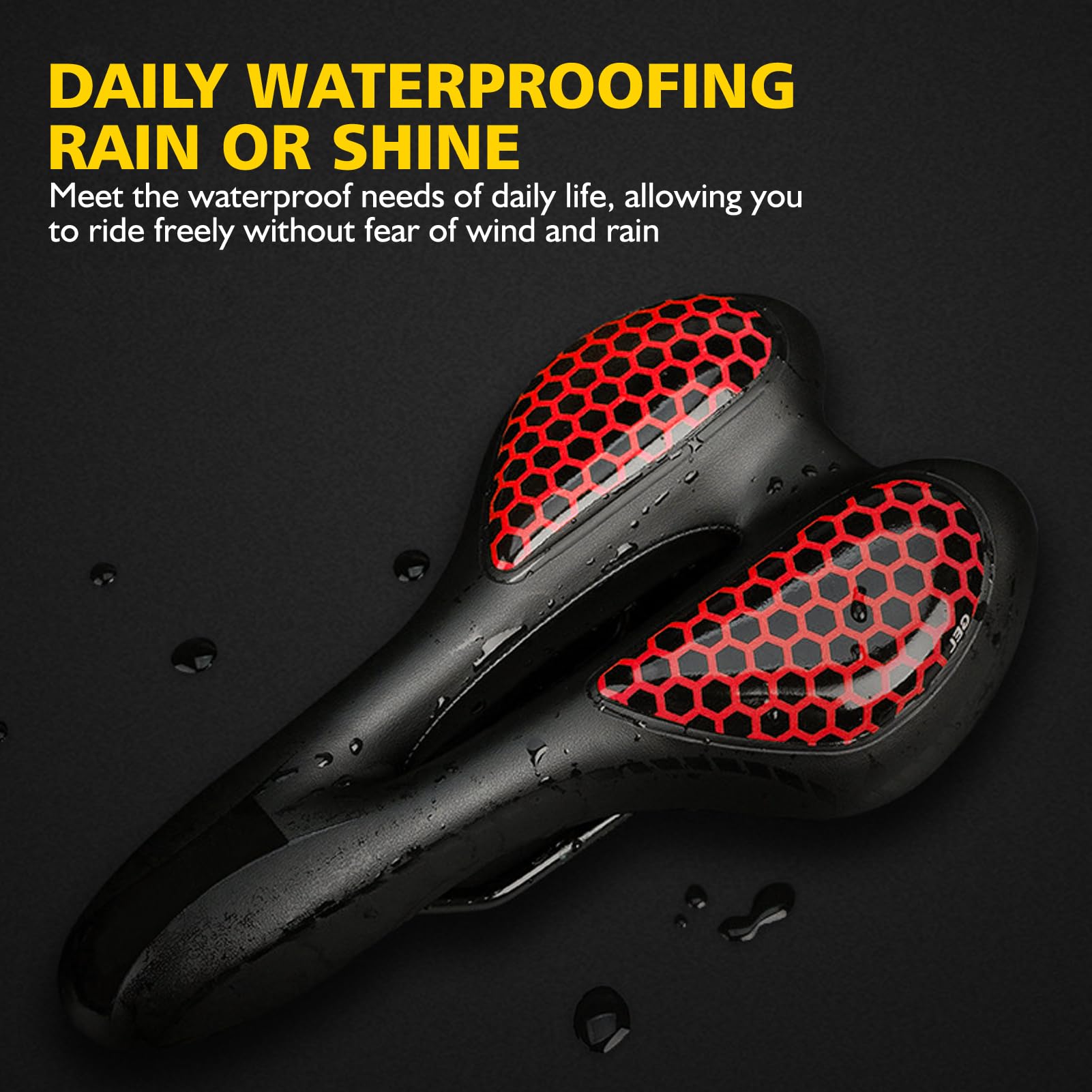 Sella Per Bicicletta Ergonomica E Comoda - Sellino In Silicione Spesso, Traspirante, Per Tour, MTB, City E E-Bike - Foto 13