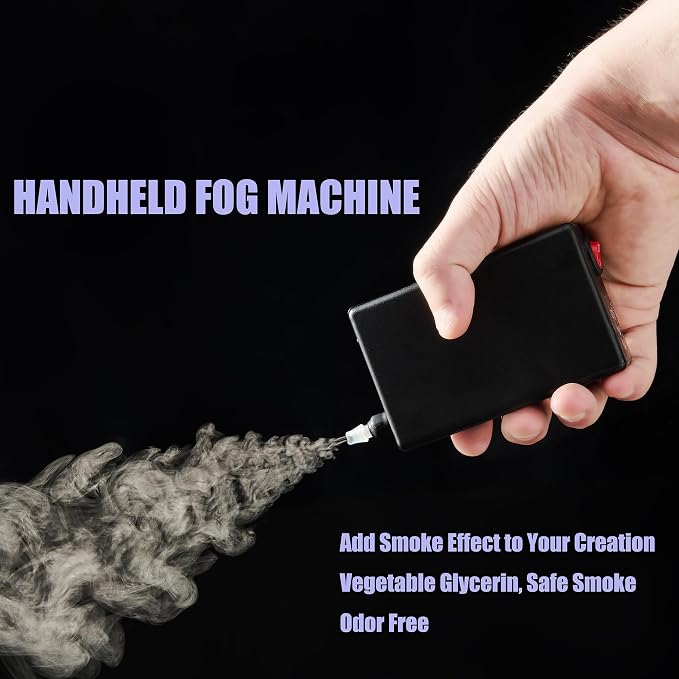 Mini máquina de humo portátil con control remoto inalámbrico miniatura 5