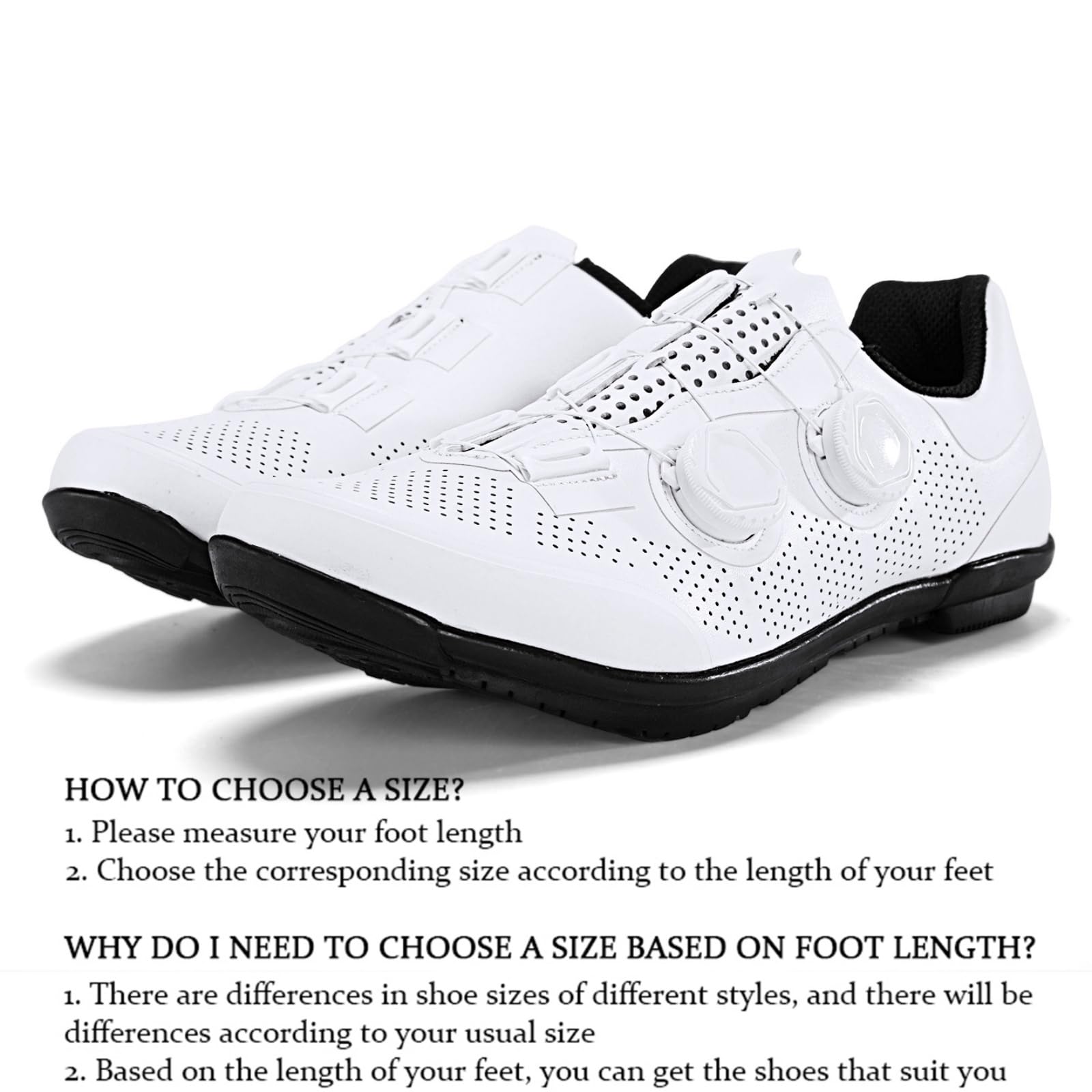 JiuQing Męskie buty rowerowe gumową podeszwą buty rowerowe bez blokady