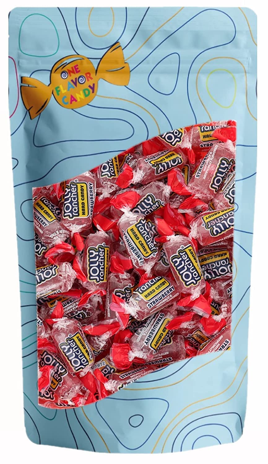Jolly Rancher World's Best Flavored Fruit Hard Candy Bulk Candies in Sealed Bag 16oz Tasty Yummy Perfectly Delicious Time (Sugar Free Assorted, 1lb)