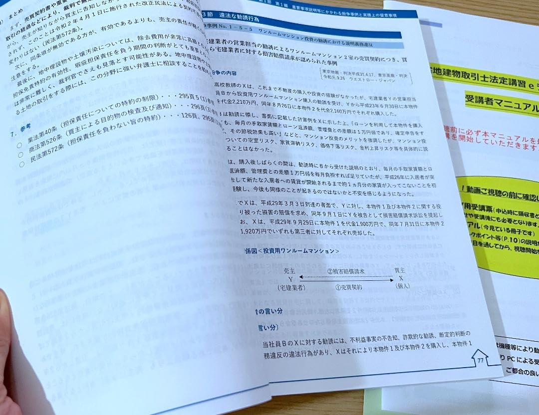 Amazon.co.jp: 令和5年度 宅地建物取引士 宅建士 法定講習テキスト 6冊 